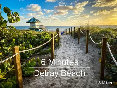 Minutes away from an amazing beach day!