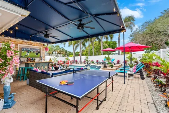 How about some ping pong tournaments in the backyard, a fast, fun competition for families and groups of all ages?