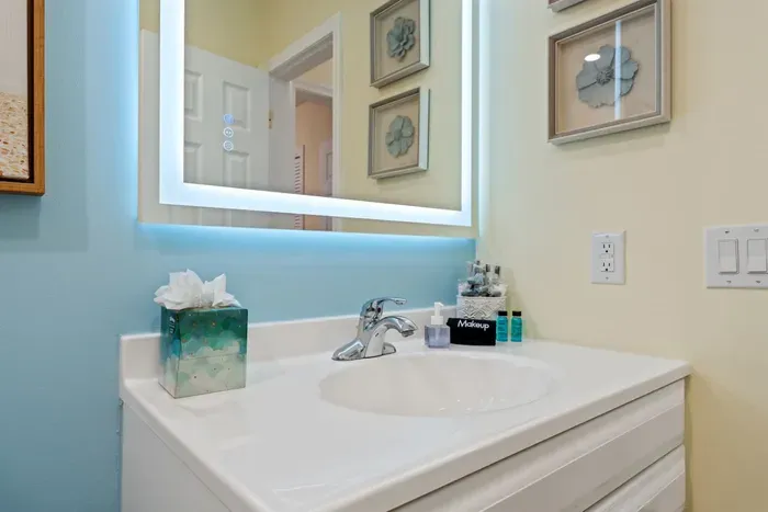 We've made sure to stock both bathrooms with pampering towels and essential toiletries.