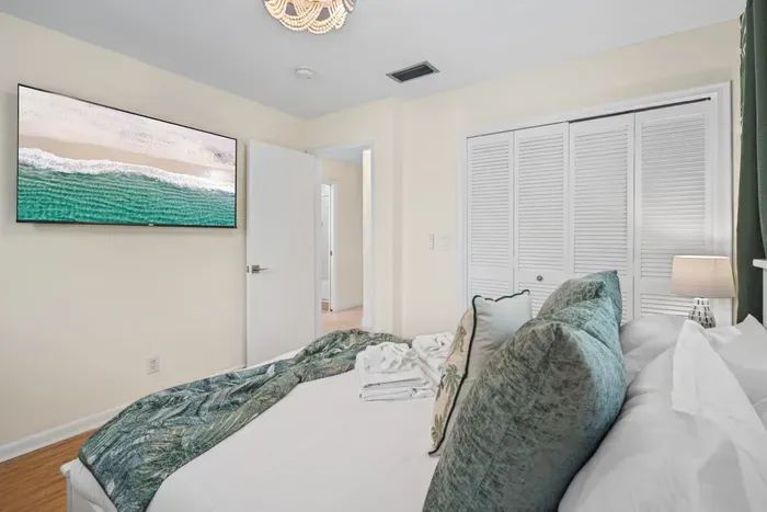 Each bedroom features a smart TV so that everyone can relax in their own space with their favorite shows or movies at the end of the night.