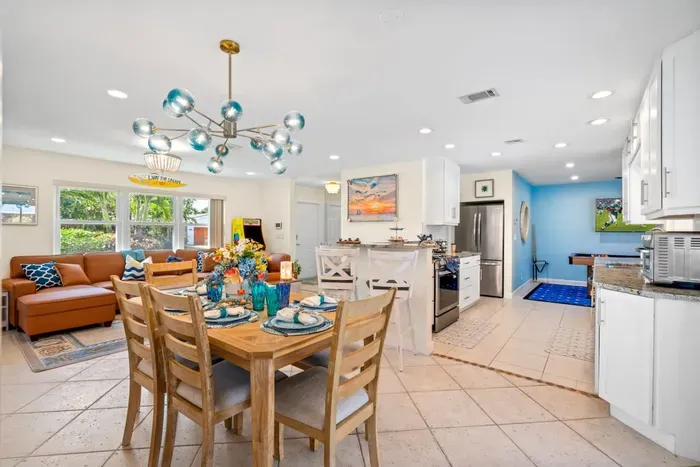 From morning coffee rituals to family-style dinners, this inviting kitchen and dining area is designed to keep everyone well-fed, happy, and connected.
