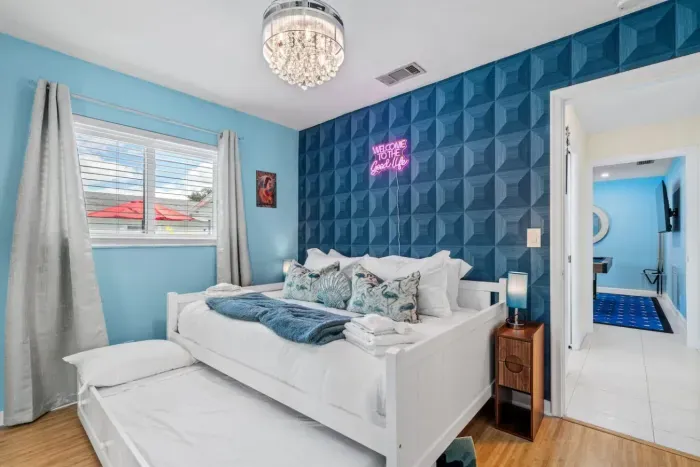 Thoughtful décor and neutral tones keep each bedroom feeling fresh and relaxing, making it easy for every guest to feel at home.