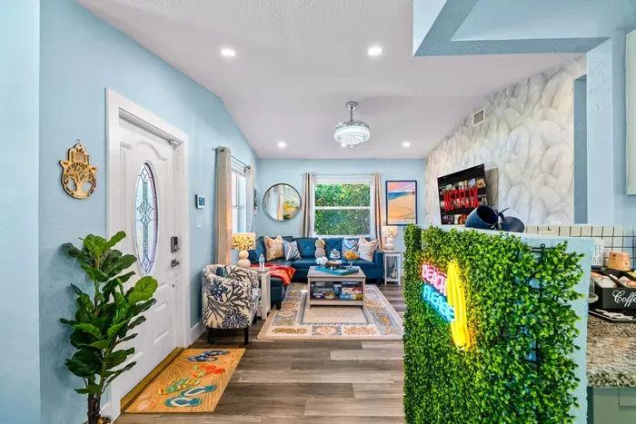 This inviting living space is designed for comfort and connection, making it the heart of your vacation.