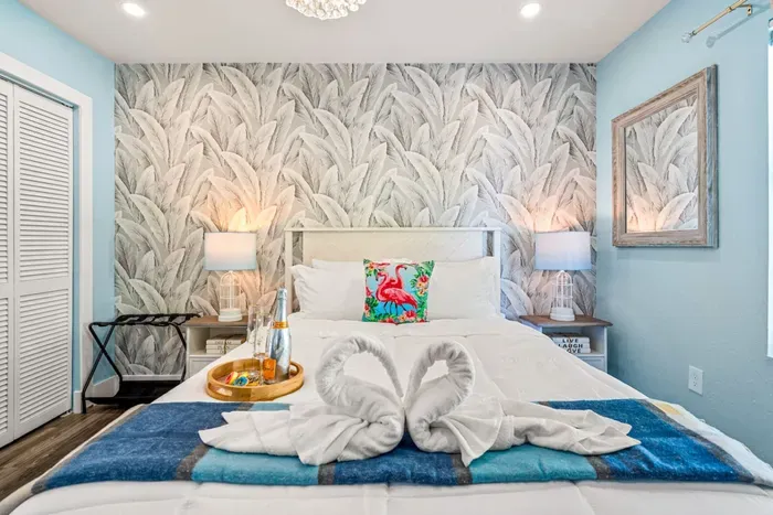 Enjoy hotel-like comfort in every bedroom with plush mattresses, reading lamps, and thoughtful amenities.