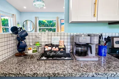 How do you like your coffee? The coffee bar will be everyone's favorite place in the morning.