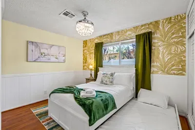Two of the bedrooms come with a comfy twin trundle bed, making them suitable for three guests.