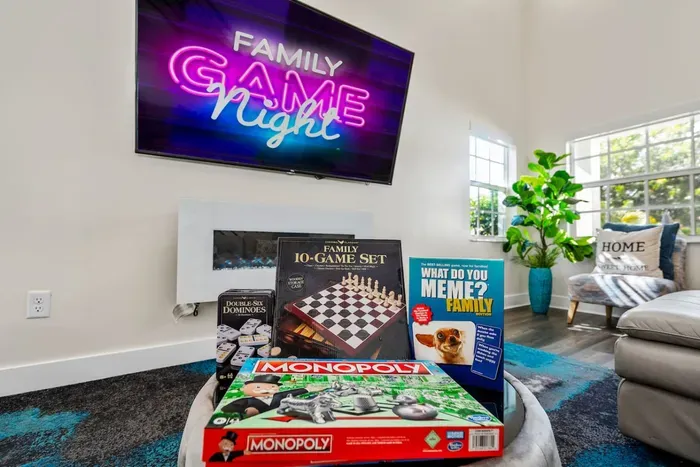 Enjoy spending time with family and friends for game night!