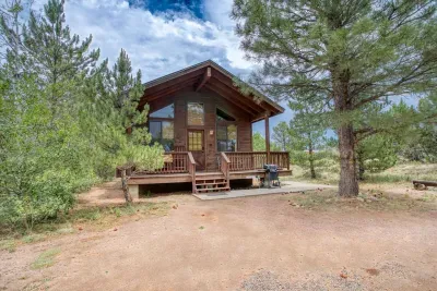 Cutest cabin getaway.