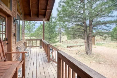 The perfect front porch to enjoy your morning coffee.