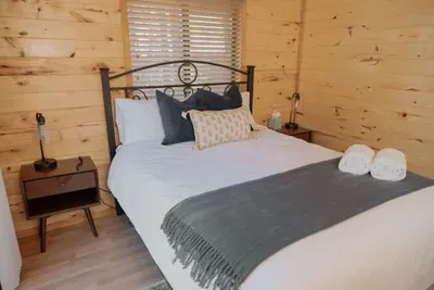 New, comfortable bedding and towels.