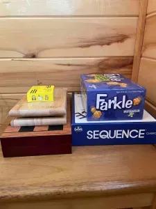 Games are provided for your enjoyment.