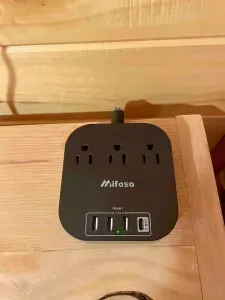 Chargers are on each nightstand in the primary bedroom so you can stay plugged in. 