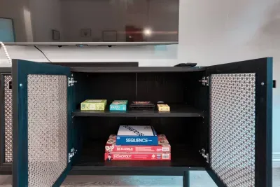 Board and card games available. 