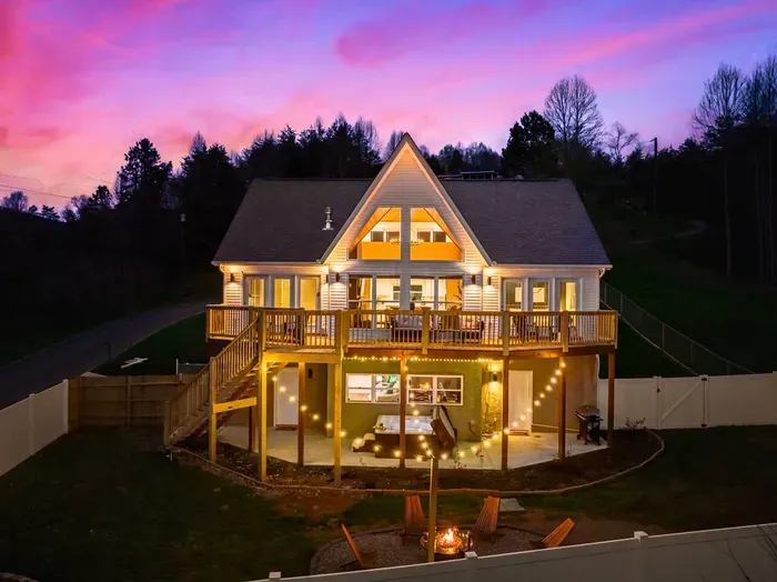 The Nordic Chalet is a Scandinavian inspired modern retreat!