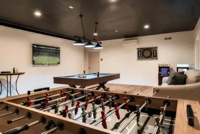 Engage in competitive games in the Game room!