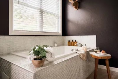 Updated and luxurious bathrooms in the Chalet.