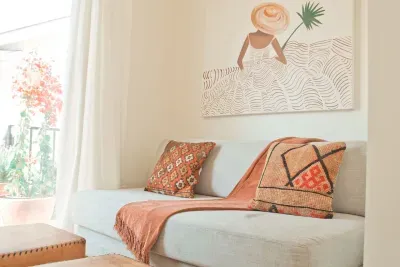 Mediterranean inspired décor and painting, painted by your's truly!