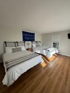 Bedroom 3: (2) Queen Beds.   Located on the 1st floor