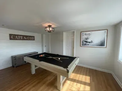 Pool table area