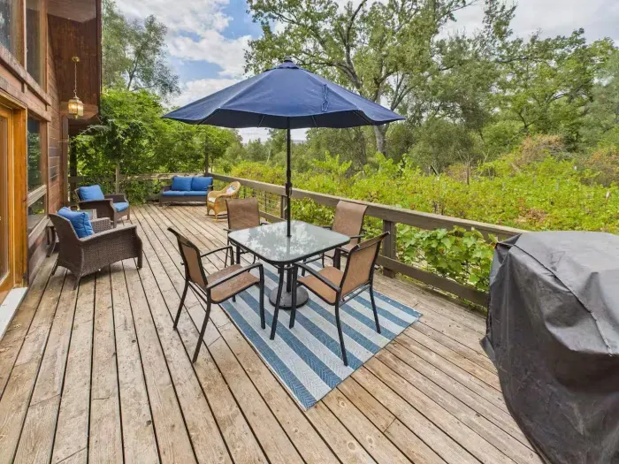 Outdoor Deck with Seating & Dining