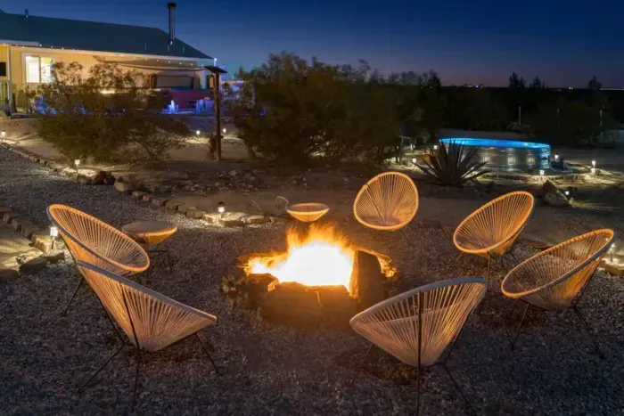 Outdoor Fire Pit Area