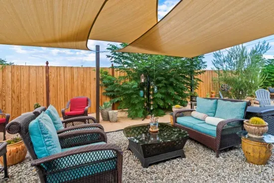 Private Outdoor Seating Area