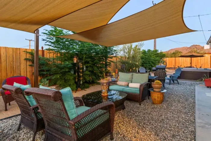 Private Outdoor Seating Area