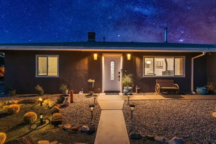 Front Exterior at Night