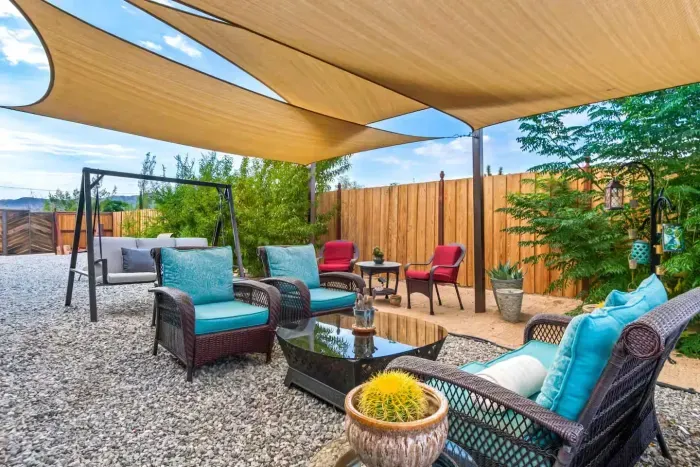 Private Outdoor Seating Area