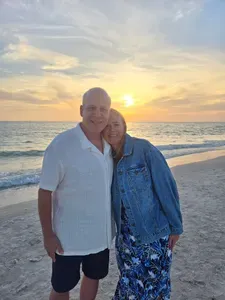 Jim and Christin at Beach