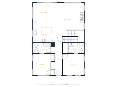 Open-concept 2BR/2BA with island kitchen and roomy living space