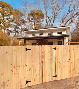 Private gated access and fenced yard.