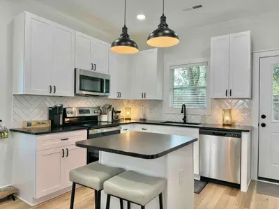 Fully stocked kitchen