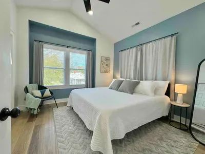 King Guest Room with guest bathroom down the hall