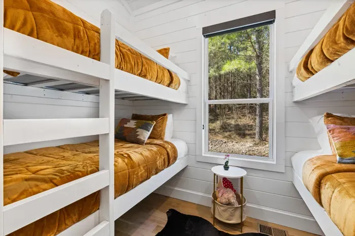 Comfortable bunk beds