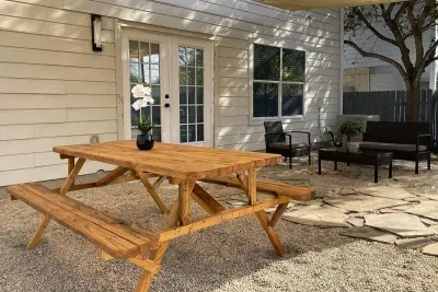 Outdoor seating area