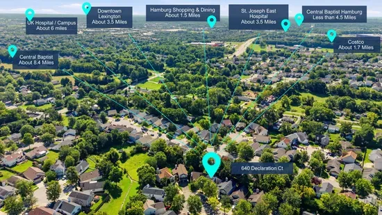 Peaceful neighborhood near downtown, hospitals, shopping, and dining