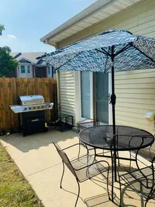 Full size BBQ grill with propane available for use