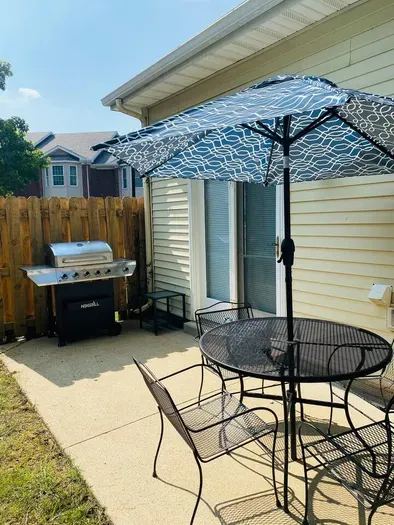 Full size BBQ grill with propane available for use