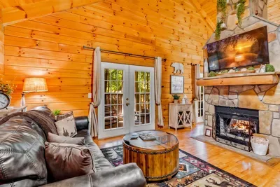 Cuddle up by the fire with a glass of wine and let the evening unfold