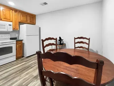 Wind down over dinner, take your time, and enjoy an unhurried evening in.