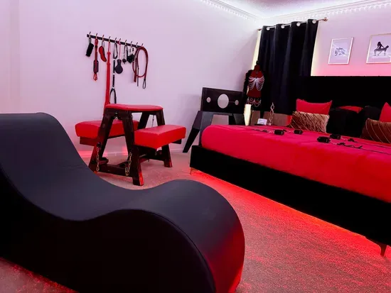 A king suite designed for intimacy — premium linens, mood lighting, and space to unwind or explore.