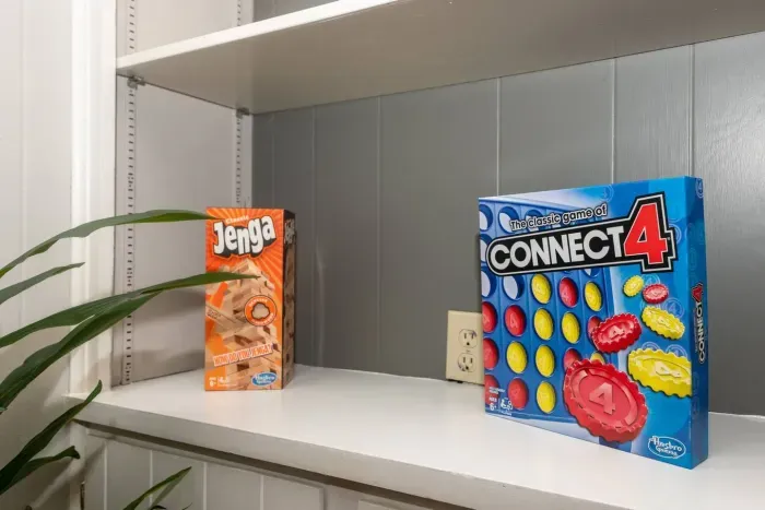 Enjoy an assortment of board games.