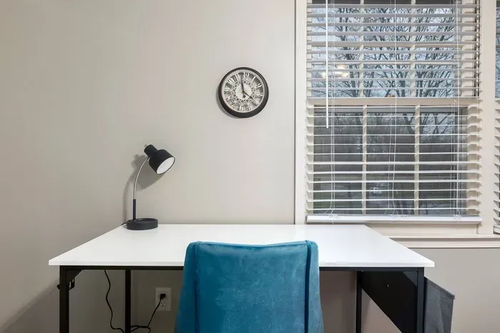 Enjoy a private and quiet workspace to get some work done. 