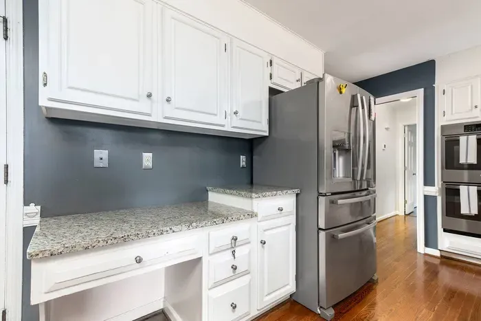Newly renovated kitchen boasts everything you need to cook a meal.