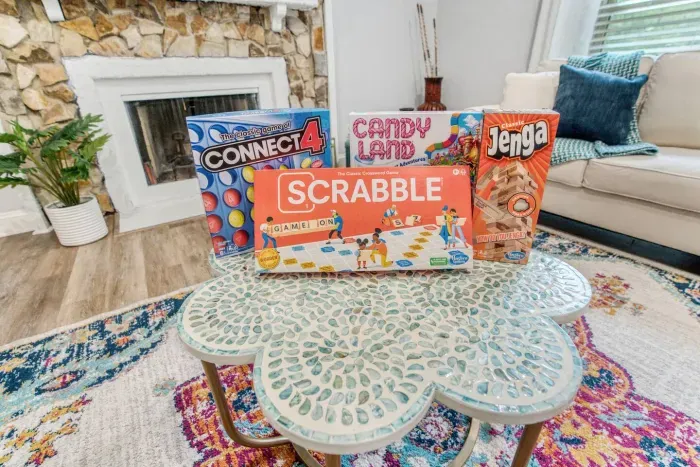 Enjoy an assortment of board games.