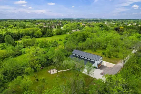 Spacious backyard