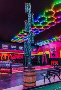 Lacona, IA - Wild Warehouse in the Cornfields with a Party Pool Oasis, Full-Court Sports Complex, Mini Golf Adventure Park, Karaoke Sports Bar & More! - image 66 of 120