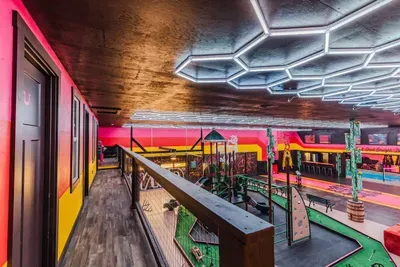 Lacona, IA - Wild Warehouse in the Cornfields with a Party Pool Oasis, Full-Court Sports Complex, Mini Golf Adventure Park, Karaoke Sports Bar & More! - image 115 of 120