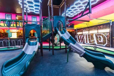 Lacona, IA - Wild Warehouse in the Cornfields with a Party Pool Oasis, Full-Court Sports Complex, Mini Golf Adventure Park, Karaoke Sports Bar & More! - image 10 of 120